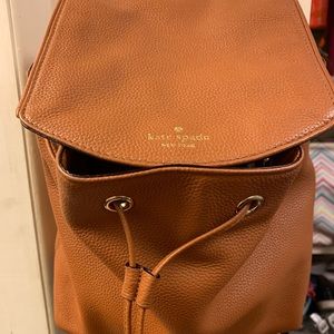 Kate Spade cognac backpack